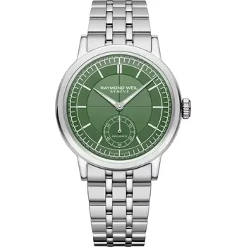 Hodinky Raymond Weil - 2930-ST-52001 - Automatic Small Seconds - 39 mm - green dial
