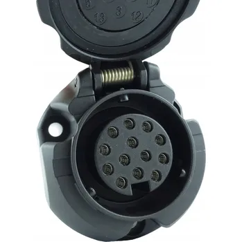 Elektrická zásuvka Zásuvka přívěsu 13-pin 13P 12V dva mikrospínače Erich Jaeger 121311