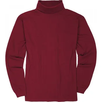 Pánský svetr ADAMO rolák pánský CF 139902 nadměrná velikost bordó 9XL