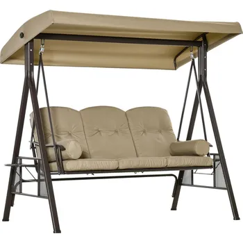 Zahradní houpačka Zahradní třímístná houpačka Jessi | khaki