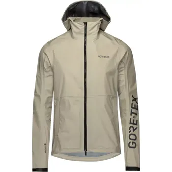 Cyklistická bunda Gore Lupra GTX Hooded Logo Jacket Mens XL tech beige black
