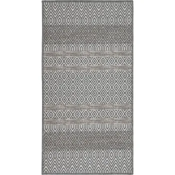 Koberec Běhoun Do Předsíně Moderní Protiskluzový 80x150cm Na Chodbu Šedý