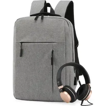 Horské kolo Unisex batoh s USB portem - Šedý