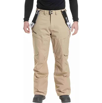 Snowboardové kalhoty Meatfly pánské SNB & SKI kalhoty Bold Safari | Žlutá | Velikost L