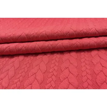 Teplákovina s copánky – JASNĚ ČERVENÁ