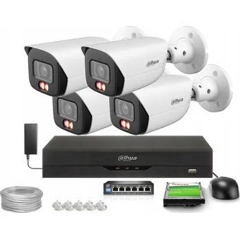 IP kamera Sada IP kamer pro monitoring Dahua 4x IPC-HFW3649E-AS-IL-0280B 6Mpx 2TB