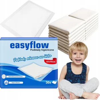 Hygienické podložky Easyflow 60x90 cm 30 ks Absorpční Pro děti
