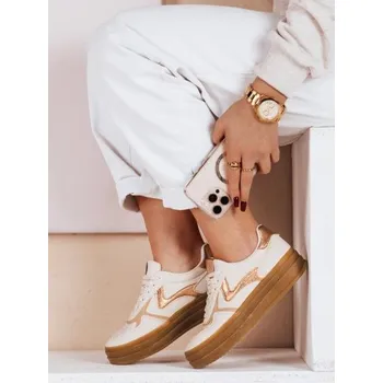 Dámské tenisky Dámské sportovní tenisky SPARKSOLO béžové barvy