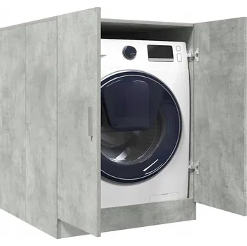 Koupelnový nábytek SKŘÍŇKA NAD PRAČKU ŠEDÁ BETONU 70,5X71,5X91,5 CM