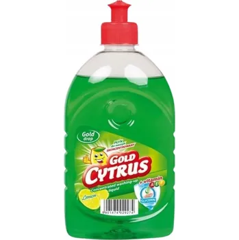 Mycí prostředek Prostředek na mytí nádobí Gold Cytrus CITRONOVÝ 0,5 l
