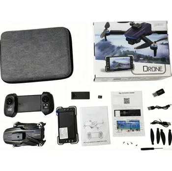 IP kamera DRON LF676 PRO 2 KAMERY WIFI VYHÝBÁNÍ SE PŘEKÁŽKÁM 1X BATERIE 50x ZOOM 1300mAh