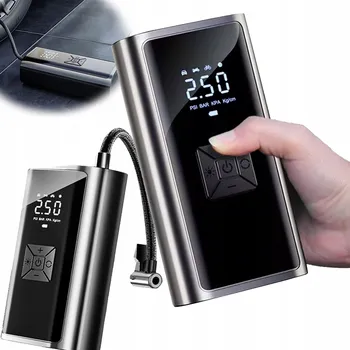 Kompresor 12V ELEKTRICKÁ CYKLISTICKÁ PUMPA NA KOLO AUTOMOBILOVÁ KOMPRESOR VÝKONNÁ