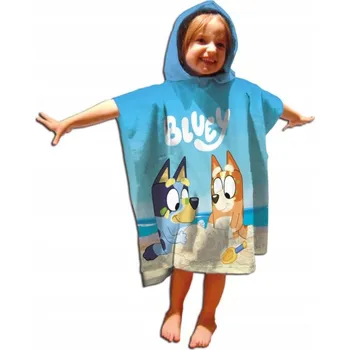 Deka s kapucí Aymax 110 x 55 cm modrá