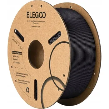 Filament ELEGOO PLA-CF Filament pro 3D tiskárny FDM 1,75mm 1kg Černý Uhlíkové Vlákno