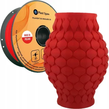 Filament PLA filament Plastspaw 1,75 mm 1 kg červený