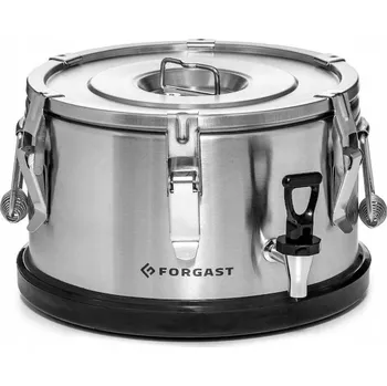 Termoska TERMOSKA OCELOVÁ PŘEPRAVNÍ S KOHOUTKEM 10L FORGAST