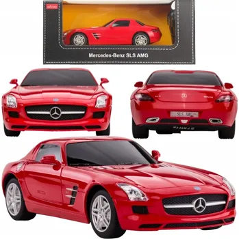 RC model auta Auto na dálkové ovládání Rastar R/C Mercedes-Benz SLS AMG Červené - 1:24