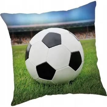 Povlak na dekorativní polštářek Povlak na polštářek pro děti 45x45 Míč pro fotbalistu JF24