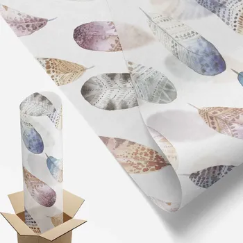 Obraz Fólie Dekorativní Matná na Prosklené Stěny Kanceláří 200x116 cm Pírka Boho