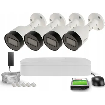 Bezpečnostní kamera Sada IP kamer pro domácí monitoring 4x IPC-HFW1530SP-0280B-S6 5Mpx