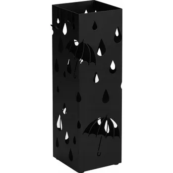 Obraz Stojan na deštníky kovový Wide Decor černý