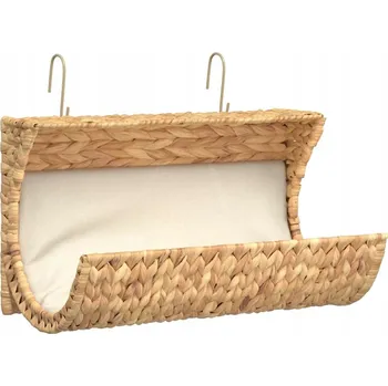 Pelíšek pro kočku Pelíšek pro kočky na radiátor, vodní hyacint, 37x20x20 cm, hnědé