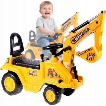 Nočník ODRÁŽEDLO CHODÍTKO BAGR 3V1 NOČNÍK AUTÍČKO VELKÉ AUTO PRO DĚTI