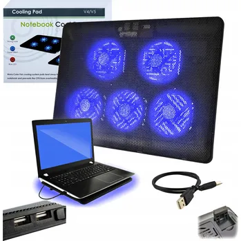 Chladicí Podložka pod Notebook Tichá 3 Režimy 2xUSB 12-17"