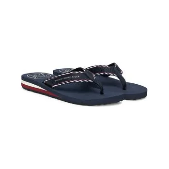Dámské žabky Žabky Tommy Hilfiger Webbing Beach Sandal FW0FW09038 Tmavomodrá 36