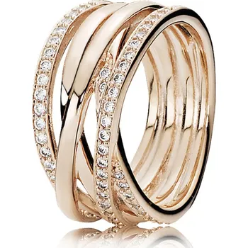 Prsten PANDORA prsten Propletený 56