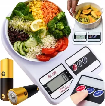 Kuchyňská váha Kuchyňská váha Becke PŘESNÁ KUCHYŇSKÁ VÁHA bílá 10 kg