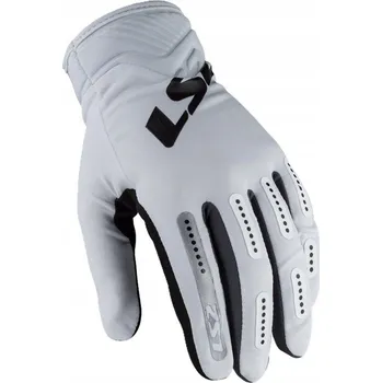 Moto oblečení LS2 BEND MAN GLOVES WHITE GREY - L
