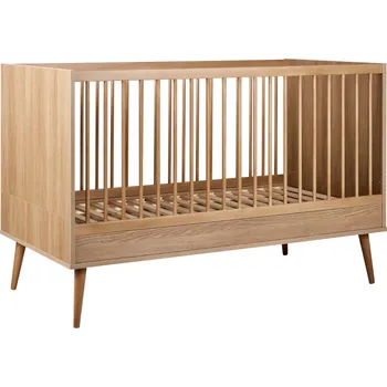 Dětská postýlka Dětská rostoucí postýlka Quax Flow 70 x 140 cm s dřevěným dekorem