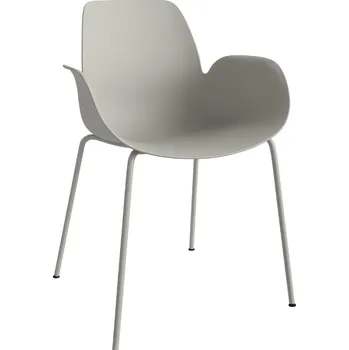 Jídelní židle Bolia Šedá plastová jídelní židle Seed