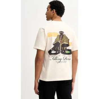 Pánské oblečení Bavlněné tričko Filling Pieces T-shirt DJ 422520500241 béžová 01X, vel. L