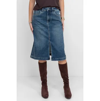 Dámská sukně Geisha džínová sukně středně modrá Velikost: L
