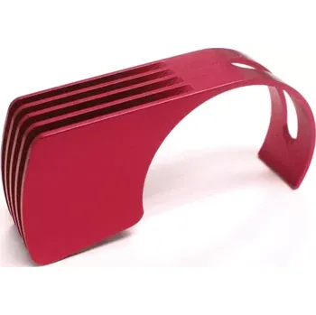 RC model Yeah Racing Hliníkový chladič motoru, velikost 540, Červený