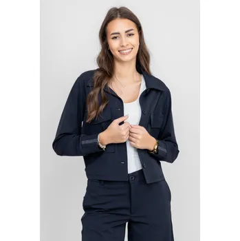 Dámské tričko Zoso krátké košilové sako Ria tmavě modré Velikost: L