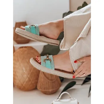 Dámské pantofle Dámské žabky MISSWAVE zelené