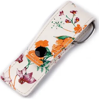 Kapesní manikúra Solingen 105-86, kožená s květy