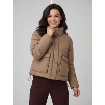 Sinsay - Prošívaná puffer bunda - béžová - 9799A-80X - 9799A-80X-M