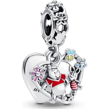 Přívěsek PANDORA Disney přívěsek Medvídek Pú a Prasátko