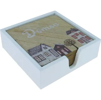 Podtácek Podtácky "Domov" 11,5 x 11,5 cm (Moderní podtácky)