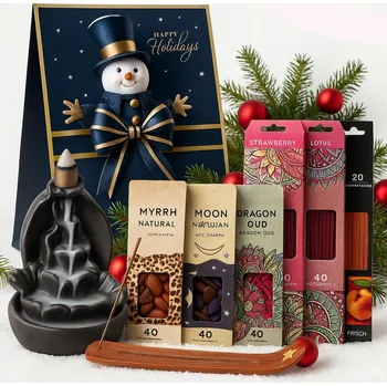 Aroma lampa Vánoční dárková sada Aromalampa Vůně do bytu Tyčinky Kadidla