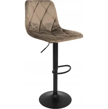 Barová židle Barová Židle Meble Moskała černá, odstíny hnědé 90 cm látka