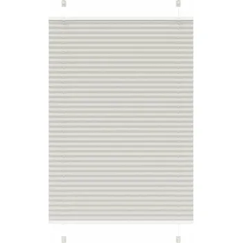 Roleta vidaXL Plisovaná roleta 100x100cm Šířka látky 99,4cm [4015177] Barva: světle šedá