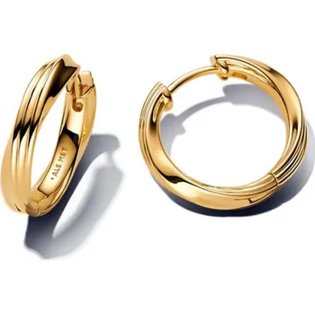 Oblečení a móda PANDORA Zkroucené malé kruhové náušnice