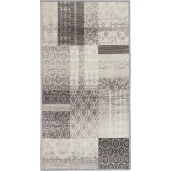 Koberec Běhoun Béžový Protiskluzový 80x150 cm do předsíně do kuchyně na chodbu