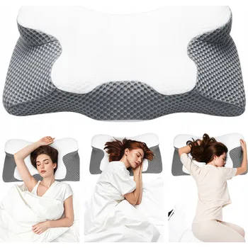 Polštář ORTOPEDICKÝ POLŠTÁŘ PRO SPANÍ NA BOKU A BŘICHU POLŠTÁŘ KRČNÍ 60 X 34 CM