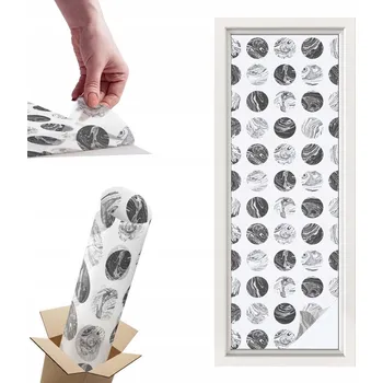 Okenní dekorace Fólie mléčná hotová 146 x 50 cm